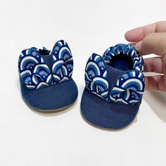 Blue Lunar Bunny Mini Shoes