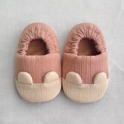 Crinkled Bear Mini Shoes in Rosette - Image 2